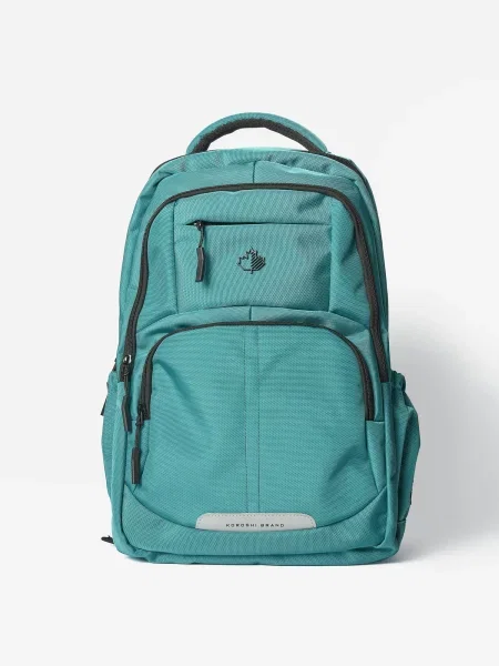 KOROSHI Rucsac verde petrol negru