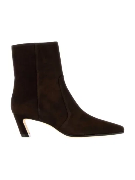 Botki Stuart Weitzman zamszowe brązowe