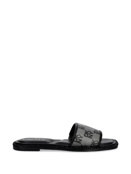 Papuci Dkny cu autograf gri