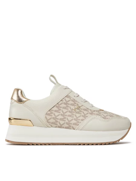 Tenisice MICHAEL Michael Kors Raina Trainer Écru