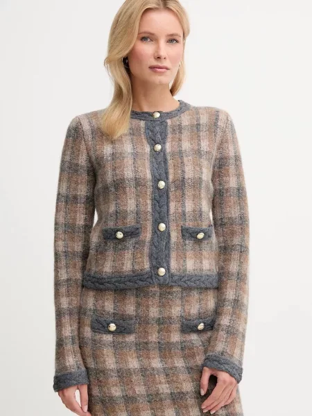 Joop! cardigan din amestec de lână maro