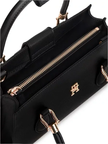 Rucsac Tommy Hilfiger din piele negru