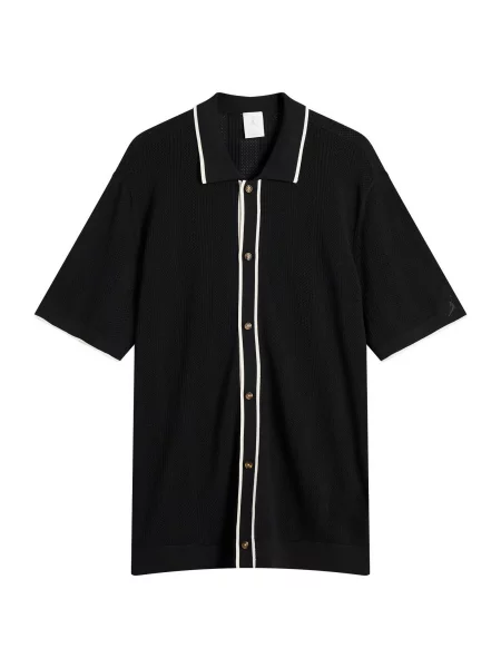 Golf golf Air Jordan z krótkim rękawem czarny