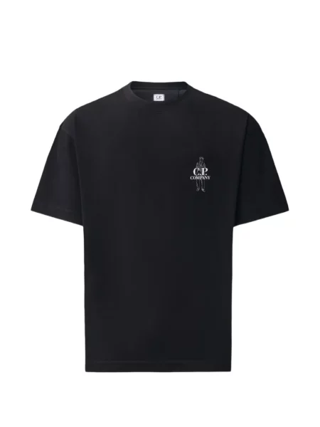 Tricou C.p. Company cu broderie negru