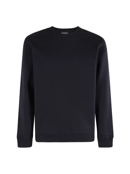 Bluza nierozpinana Dondup z naszywkami niebieska