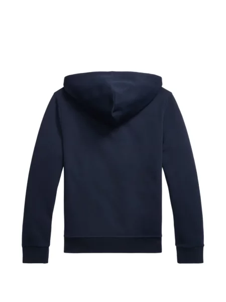 Matlasat tricou polo Polo Ralph Lauren cu decolteu rotund cu autograf roșu