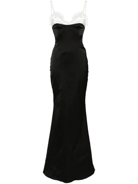 Rochie Almaz din satin negru