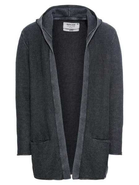 INDICODE JEANS Geacă tricotată Graham negru