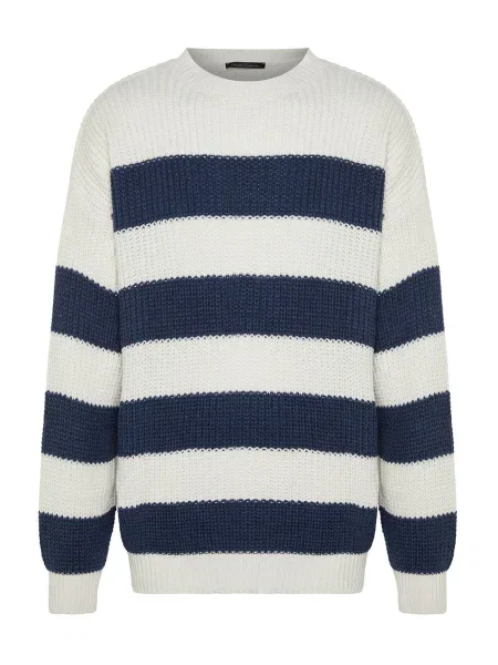 Trendyol Pulover indigo alb