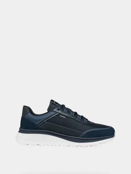 Кросівки Geox SPHERICA ACTIF темно-синій поліестер/замша сині