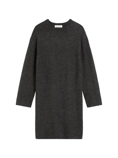 Marc O'Polo Pletena obleka temno siva