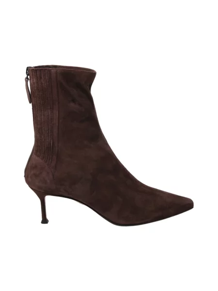 Botki Aquazzura zamszowe brązowe