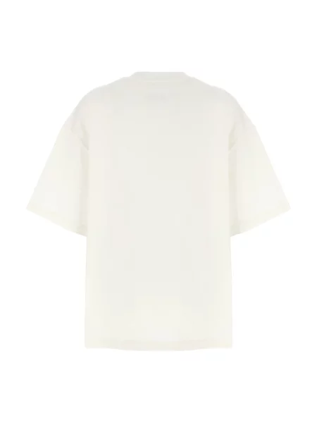 Koszulka Jil Sander z logo biała