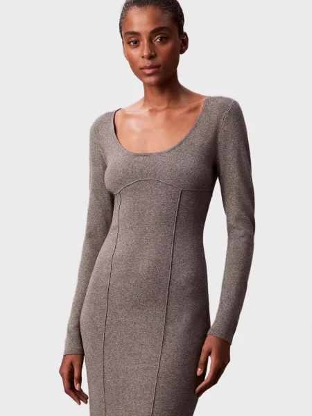 Платье Calvin Klein серое