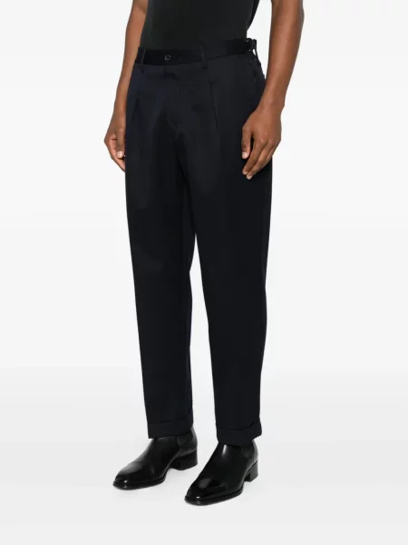 Pantaloni Briglia 1949 plisate albastru