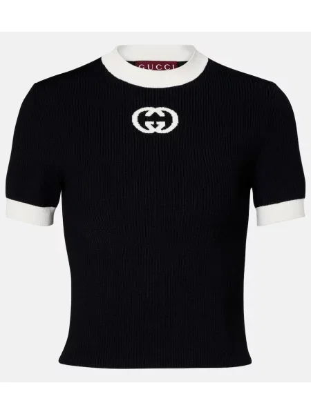 Top Gucci tricotate negru