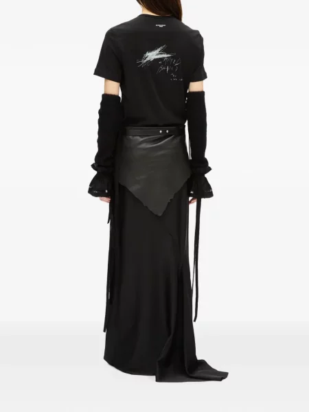 Tricou Ann Demeulemeester cu imagine negru