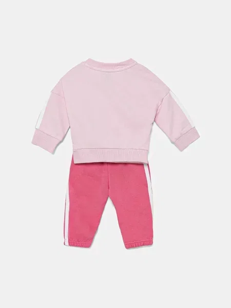 ADIDAS SPORTSWEAR Tréningový komplet Essentials / pitaya / biela ružová