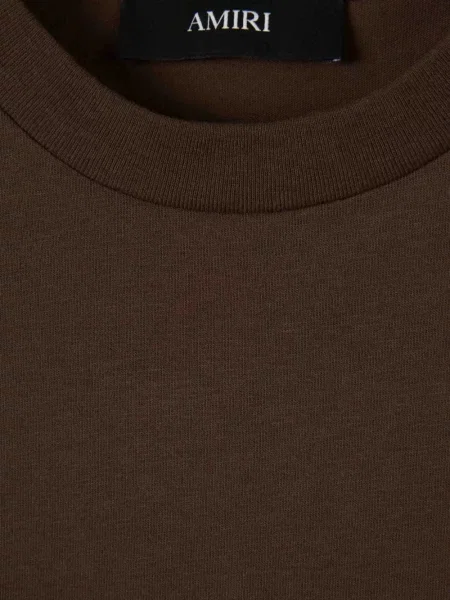 Tricou Amiri cu imagine maro