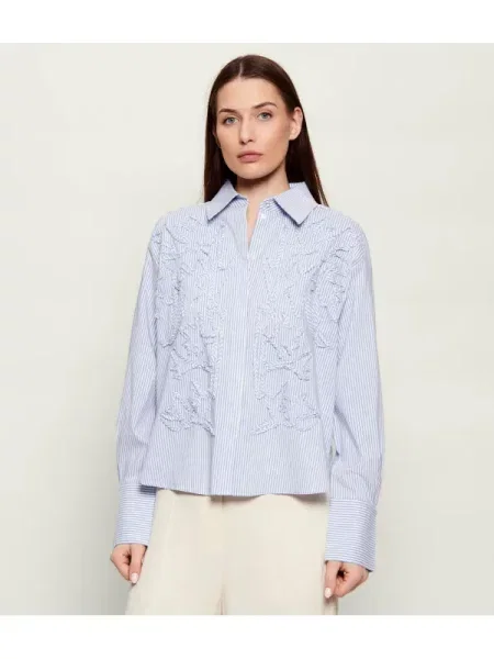 Marc Cain Cămașă | Relaxed fit albastru