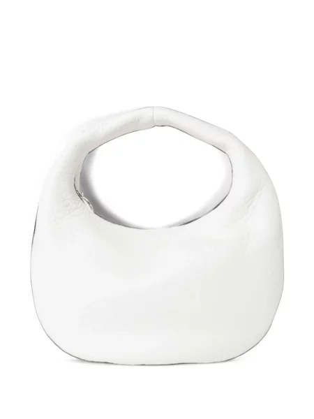 Geantă shopper Aeta din piele alb