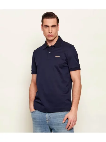 Tricou polo Boss Black negru