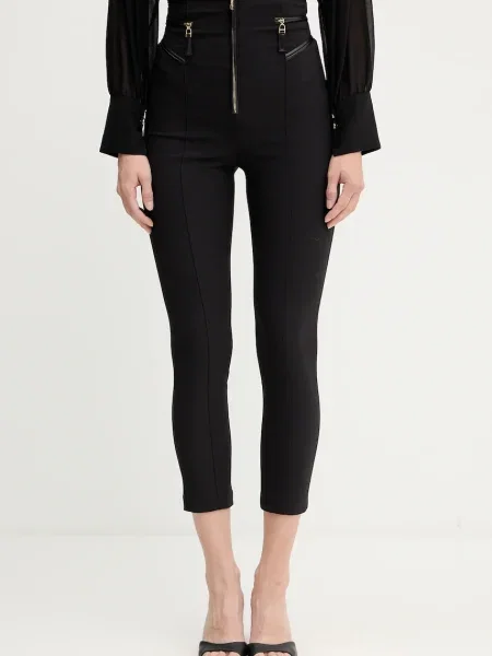 Elisabetta Franchi pantaloni mulată high waist negru