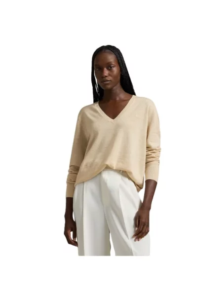 Sweter Polo Ralph Lauren wełniany żółty