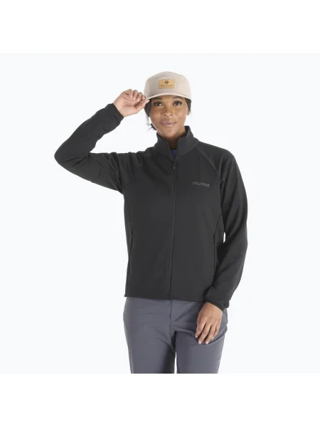 Дамски суитшърт с качулка Marmot Leconte Fleece black черно