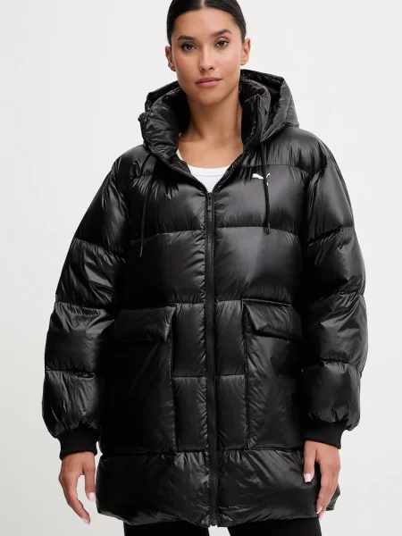 Puma kurtka puchowa zimowa czarny