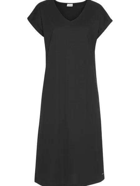 LASCANA Spalna srajca črna