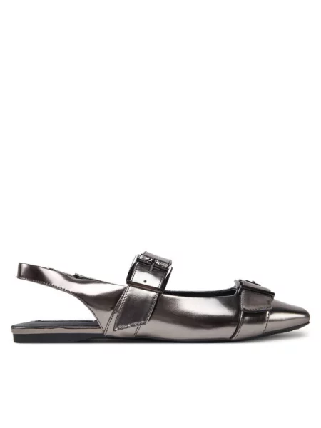 KARL LAGERFELD Балетки Konnie срібний