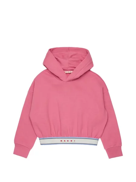 Bluza z kapturem dziecięca Marni różowa
