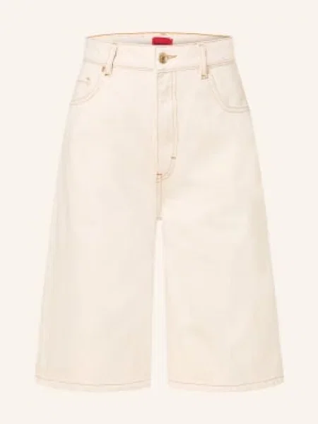 Hugo Jeansowe Bermudy Gelita beige beżowe