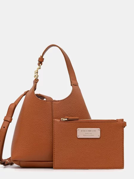 Torebka crossbody Coccinelle pomarańczowa