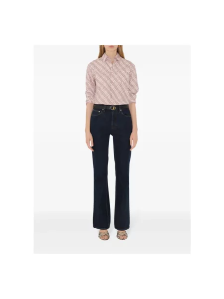 Jeansy dzwony Burberry dzwony niebieskie