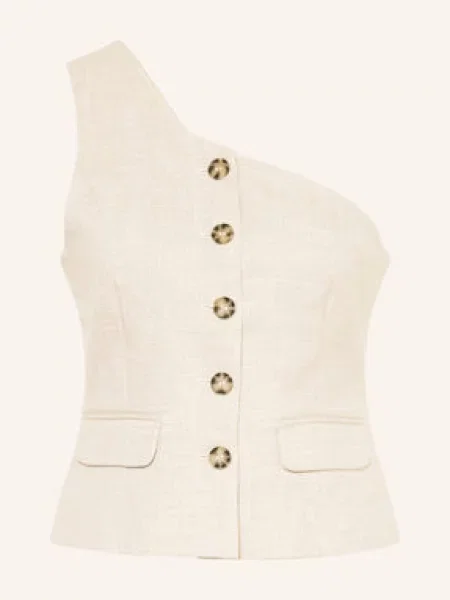 Kamizelka Y.a.s na jednym ramieniu beżowa