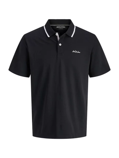 JACK & JONES Majica JJBLAZE črna bela