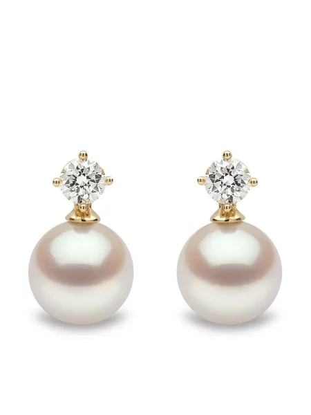 Класическа обеци Yoko London жълто