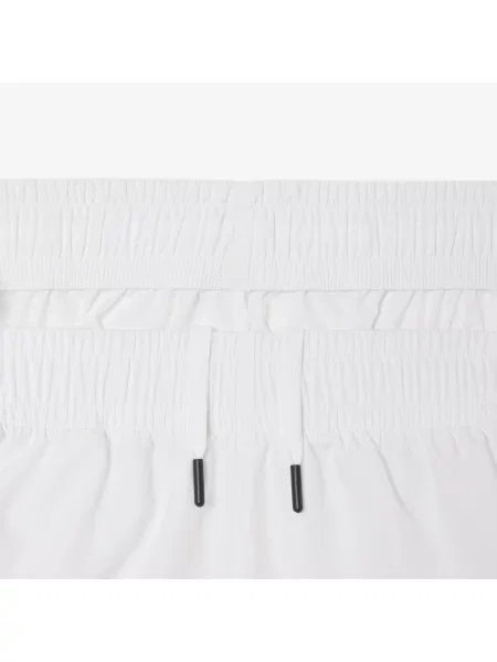 Lacoste Wodoodporne Szorty Sportowe Czarne białe