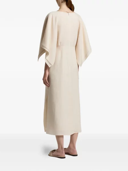 Sukienka midi Peserico z dekoltem w serek do kolan garniturowa