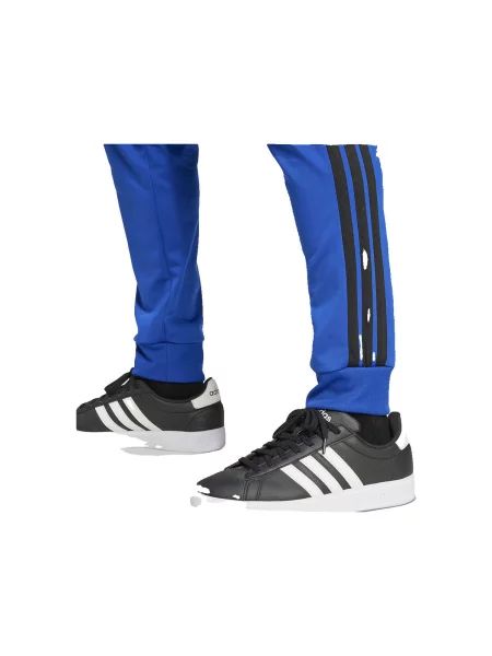 Pruhovaná bunda Adidas modrá
