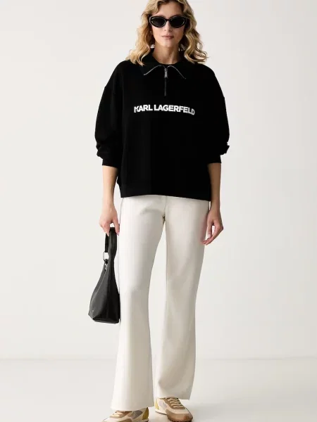 Karl Lagerfeld Pantaloni crem bej
