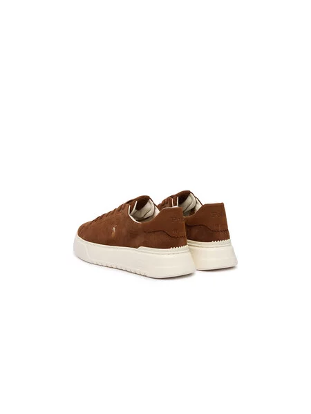 Sneakersy Polo Ralph Lauren Rlite Court Svetlo hnedá