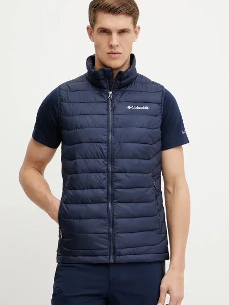 Спортен елек Columbia Powder Lite II преходен модел тъмносиньо
