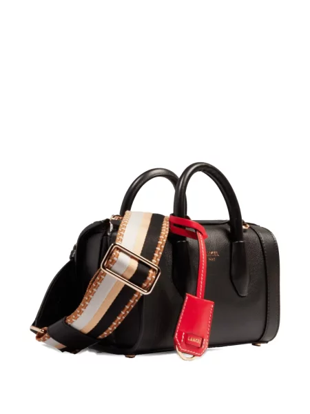 Geanta de piele Lancel din piele negru