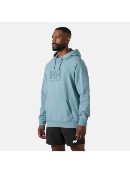 Bluza z kapturem Helly Hansen Logo niebieska