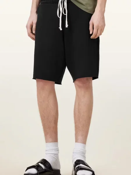 AllSaints szorty HELIX czarny