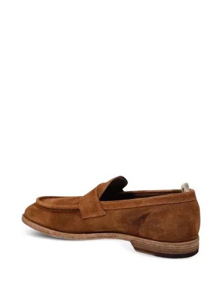 Pantofi loafer Officine Creative din piele maro