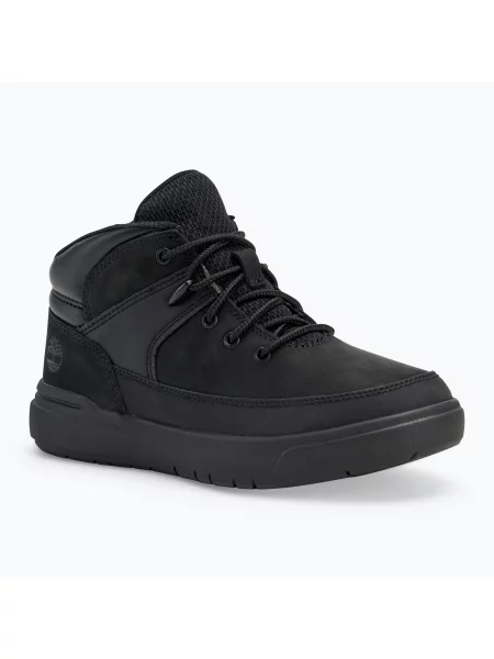 Buty dziecięce Timberland Seneca Bay Mid Lace blackout nubuck czarne